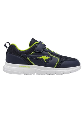 Kangaroos Sneakers "K-ETK Zig EV" in Dunkelblau/ Gelb