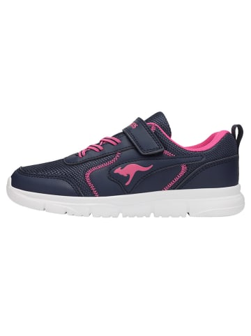 Kangaroos Sneakers "K-ETK Zig EV" donkerblauw/roze