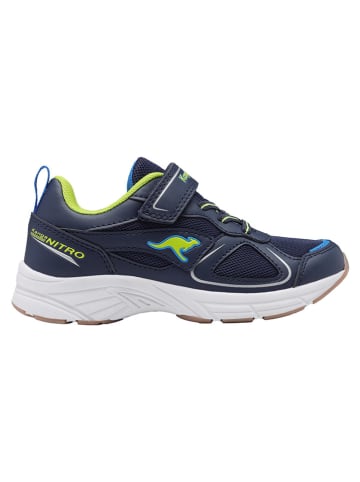 Kangaroos Sneakers "K-Ni Roug EV" in Dunkelblau/ Grün