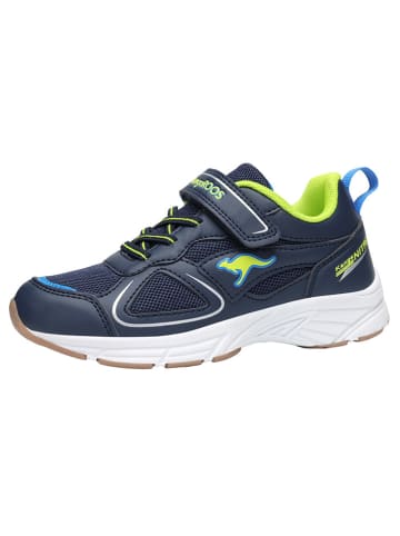 Kangaroos Sneakers "K-Ni Roug EV" in Dunkelblau/ Grün