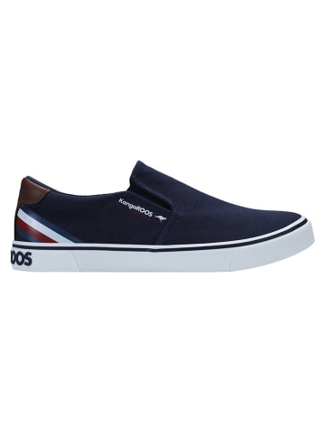 Kangaroos Slippersy "K-VM Alan" w kolorze granatowym