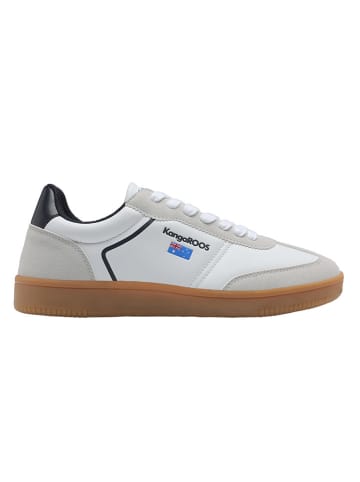 Kangaroos Sneakersy "K-Nes Larry" w kolorze biało-beżowo-czarnym