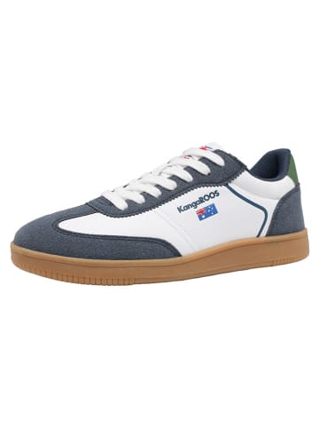 Kangaroos Sneakers "K-Nes Larry" wit/donkerblauw