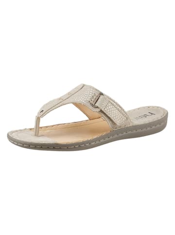Heine Leder-Zehentrenner in Beige