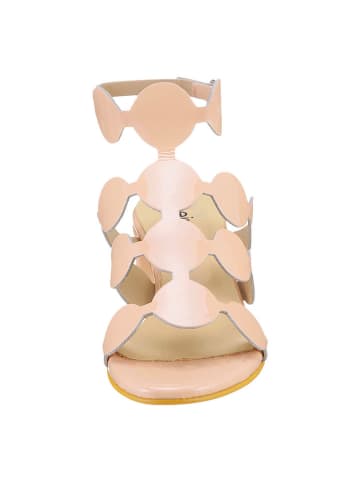 Heine Leder-Sandaletten in Rosa