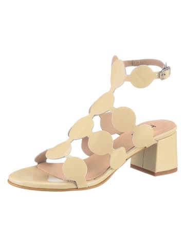Heine Leder-Sandaletten in Beige
