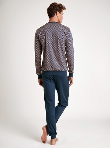 Calida Pyjama donkerblauw/oudroze