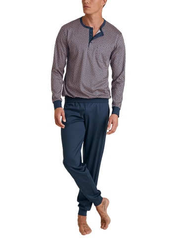 Calida Pyjama donkerblauw/oudroze