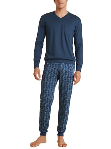Calida Pyjama in Dunkelblau
