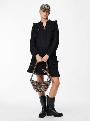 Pieces Torebka "Manda" w kolorze jasnobrązowym - 31 x 18 x 8 cm