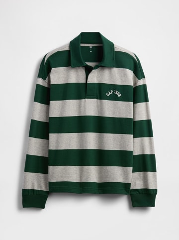 GAP Koszulka polo w kolorze zielonym