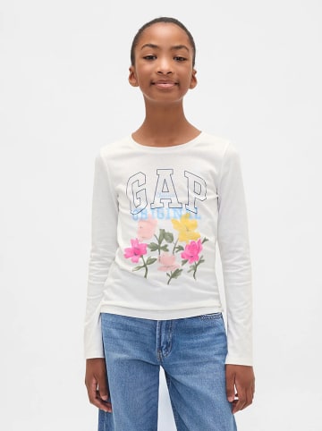 GAP 2er-Set: Longsleeves in Weiß/ Rot