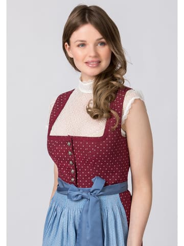 Stockerpoint Dirndl "Julina" in Bordeaux/ Hellblau