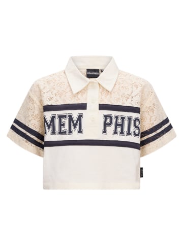 Retour Polo-Shirt in Creme/ Beige