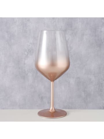 Boltze Weinglas "Precioso" in Rosegold - (H)22 x Ø 9 cm