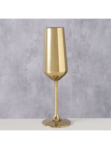 Boltze Sektglas "Adora" in Gold - (H)22,5 cm