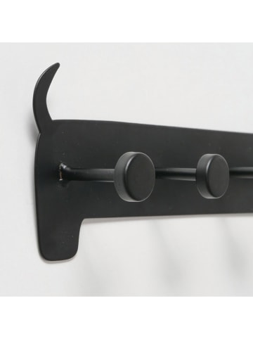 Boltze Schlüsselbrett "Dido" in Schwarz - (L)25,3 cm