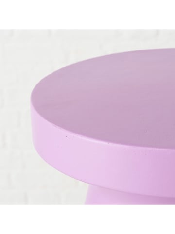 Boltze Beistelltisch ''Salvatore'' in Rosa - (H)39,5 x Ø 35 cm