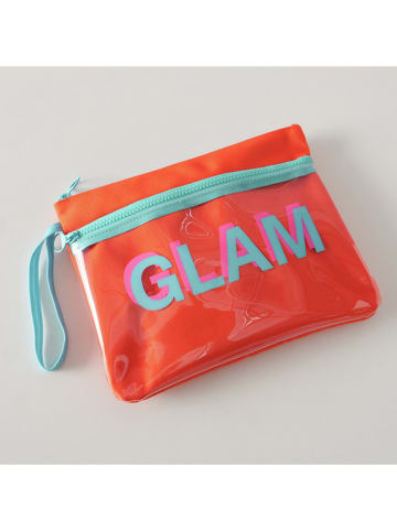 Boltze Kosmetiktasche "Loampy" in Orange - (B)27 x (H)21 x (T)2 cm
