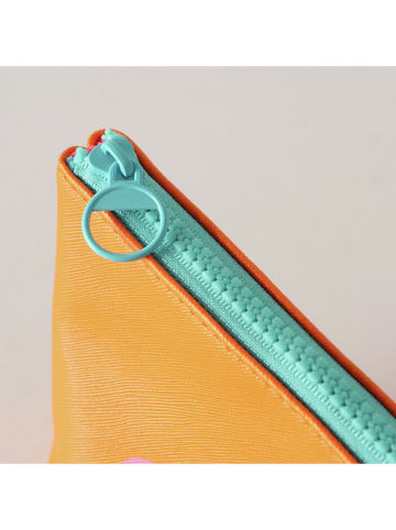 Boltze Kosmetiktasche "Loampy" in Orange - (B)22 x (H)17,5 x (T)8 cm