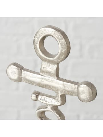 Boltze Dekoracja "Ahoi" w kolorze srebrno-jasnobrązowym - 5 x 22 cm