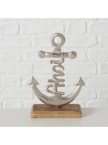 Boltze Dekoracja "Ahoi" w kolorze srebrno-jasnobrązowym - 5 x 22 cm