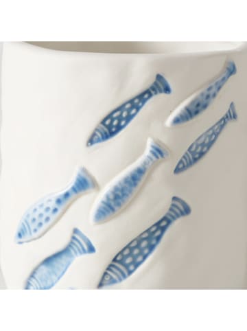 Boltze Mok "Pina" wit/blauw - 600 ml