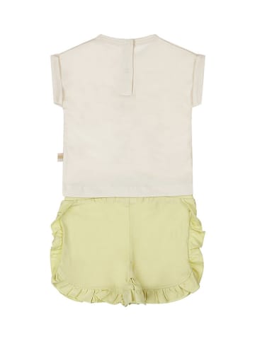 Dirkje 2-delige outfit crème/groen