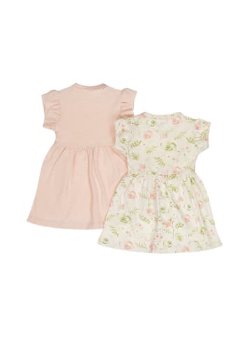 Dirkje 2er-Set: Kleid in Beige/ Rosa