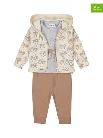 Dirkje 2tlg. Outfit in Beige/ Hellbraun