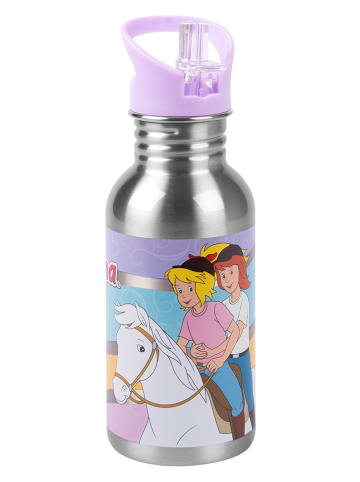 Bibi und Tina Edelstahl-Trinkflasche in Silber - 500 ml