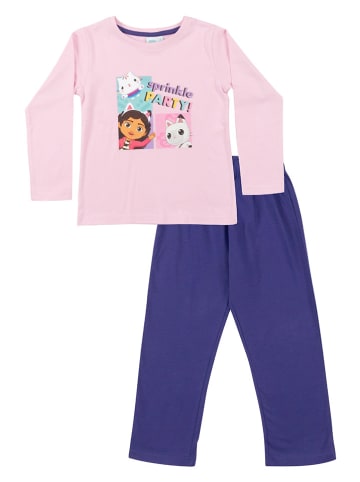 Gabby's Dollhouse Pyjama in Dunkelblau/ Rosa