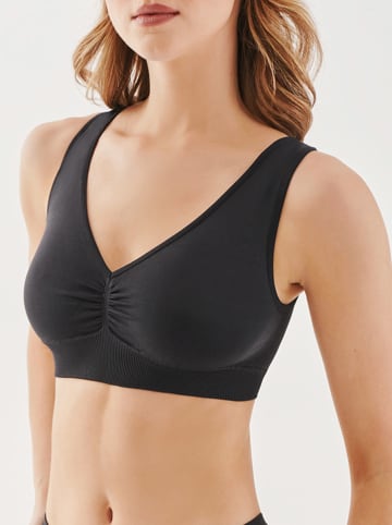 Gabriella Bügelloser BH in Schwarz