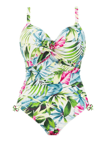 FANTASIE SWIM Badeanzug "Langkawi" in Weiß/ Grün