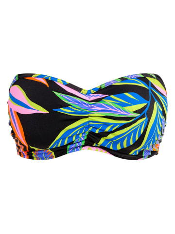 Freya Bikini-Oberteil "Desert Disco" in Schwarz/ Blau/ Pink