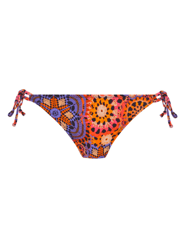 Freya Bikini-Hose "Santiago nights" in Lila/ Pink/ Orange