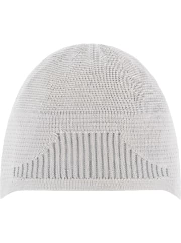 Eisbär Czapka beanie "Active" w kolorze szaro-białym