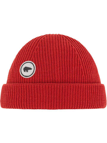 Eisbär Wollmütze "Raik" in Rot