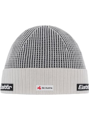 Eisbär Mütze "Flux" in Schwarz/ Grau/ Creme