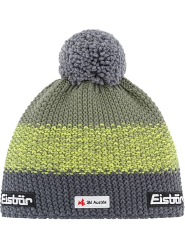 Eisbär Mütze "Star" in Grün/ Anthrazit