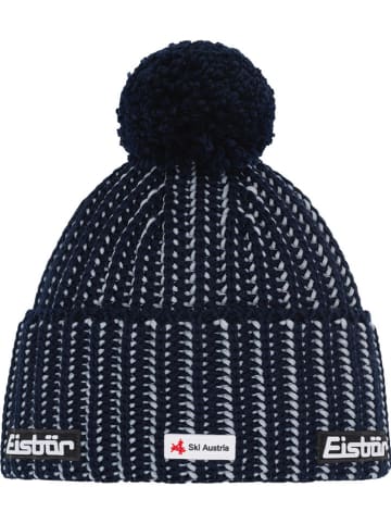 Eisbär Muts "Ronda" donkerblauw/grijs