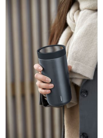 Stelton Thermobecher ''To Go Click'' in Dunkelblau - 400 ml