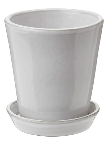 Knabstrup Kräutertopf ''Knabstrup'' in Weiß - (H)12 x Ø 10,5 cm