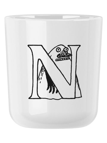 RIG-TIG Becher ''Moomin ABC - N'' in Weiß - 200 ml
