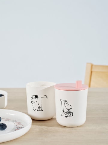 RIG-TIG Becher-Deckel ''Moomin ABC'' in Rosa - Ø 7,5 cm
