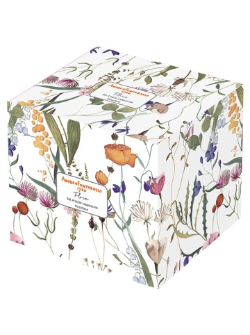 Andrea Fontebasso 1760 4-delige set: theekoppen "Atollo Flora'' wit/meerkleurig - 260 ml