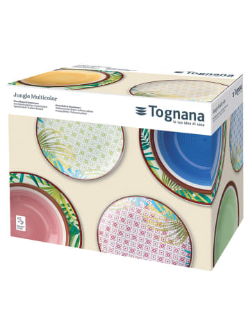 Tognana 18-delig tafelservies "New Jungle" meerkleurig
