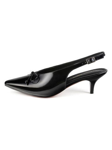 loft37 Leder-Pumps in Schwarz