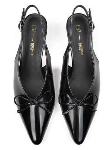 loft37 Leren pumps zwart