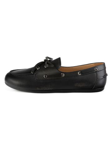loft37 Leder-Mokassins in Schwarz